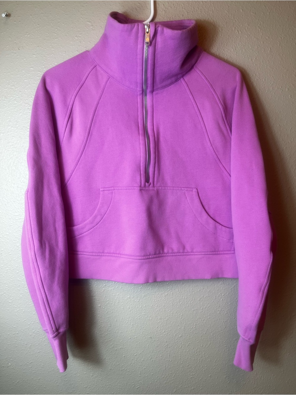 Lululemon Scuba Oversized Funnel Neck Half Zip in Velvet Dust Size XS/S - Picture 4 of 8